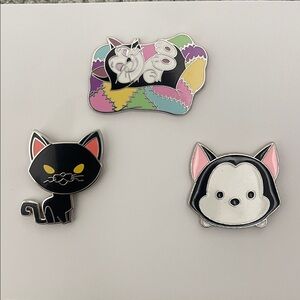 Disney Figaro / Black Cats Pin Set of 3
